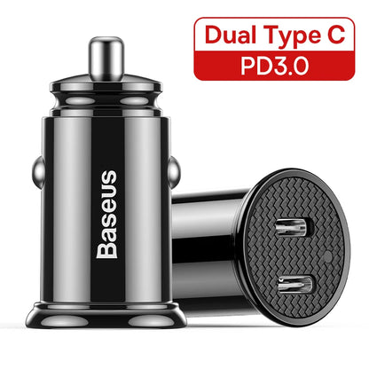 Carregador Veicular USB 30W - Carregamento Rápido Quick Charge