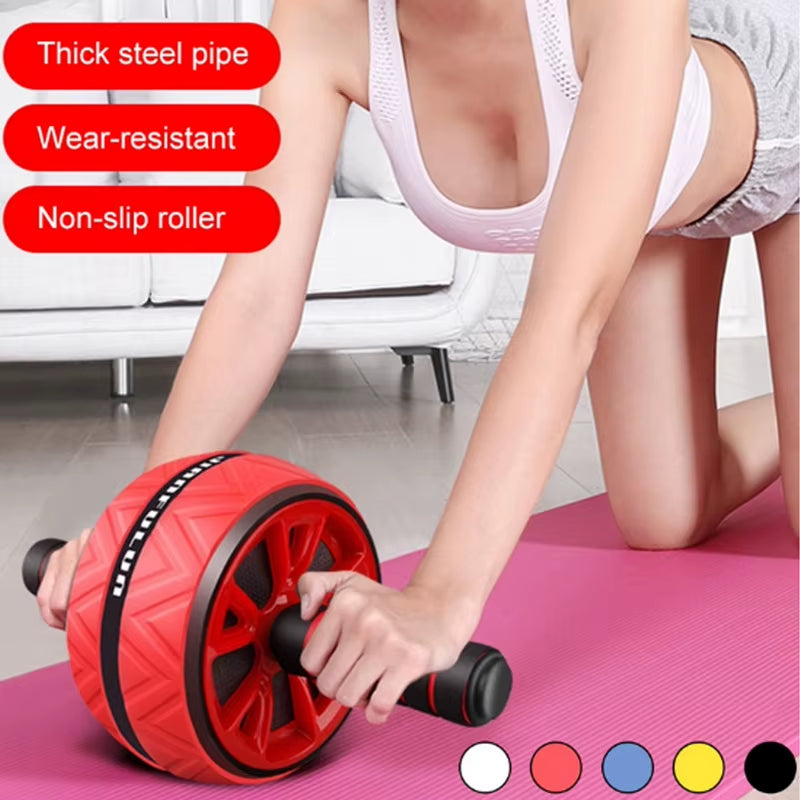 Roda Abdominal Profissional - Fortaleça Abdômen e Core em Casa