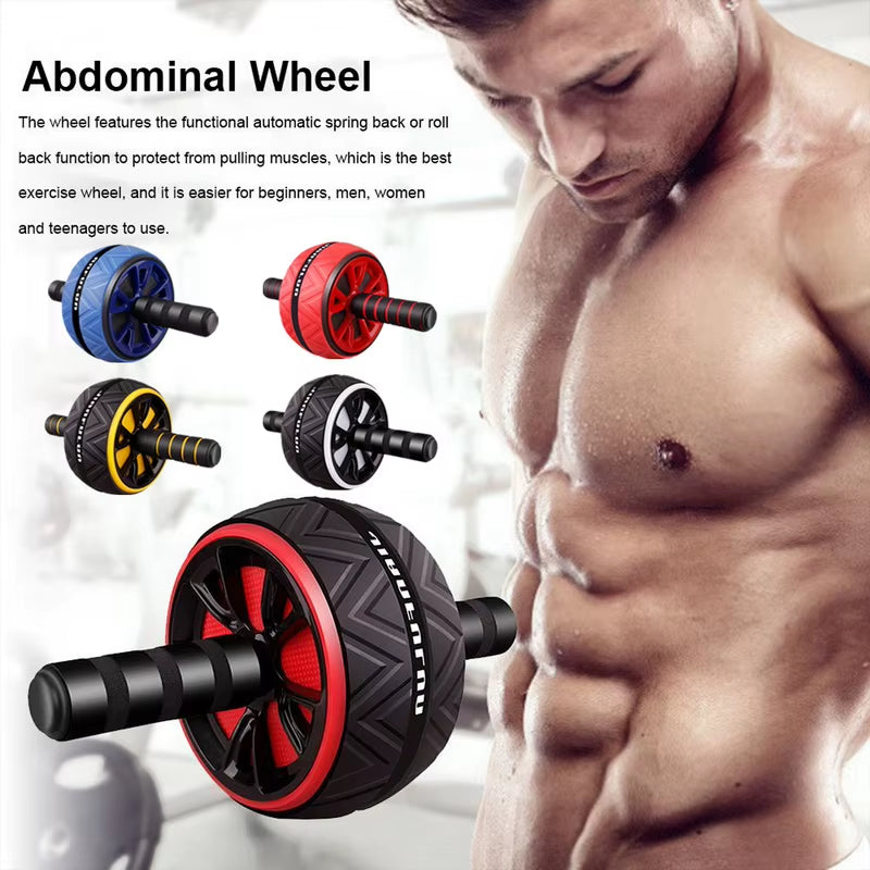 Roda Abdominal Profissional - Fortaleça Abdômen e Core em Casa