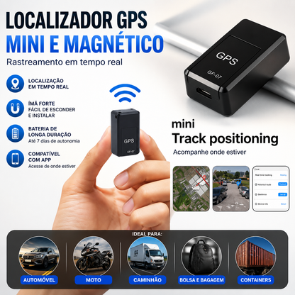 Localizador GPS Magnético para Automóvel e Motociclo - Localização em Tempo Real